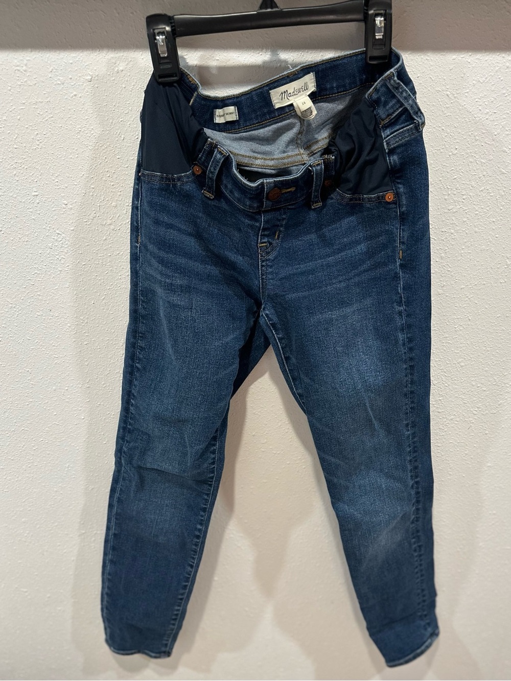Madewell Dark Blue Maternity Jeans